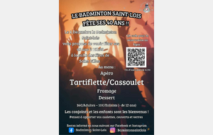 40 ans du Badminton